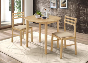 Bucknell Natural 3 piece Dinette