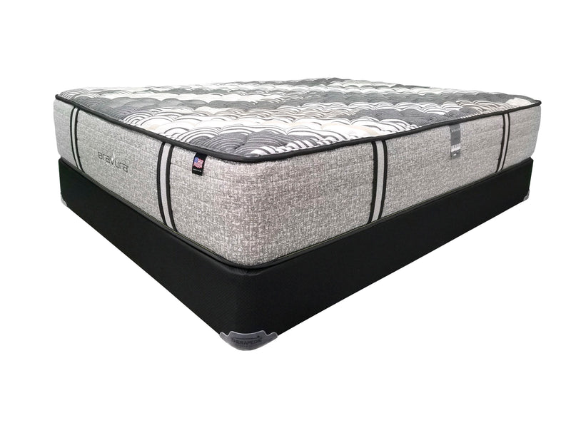 Bravura Black Bird Cushion Firm Mattress by Therapedic – Mike