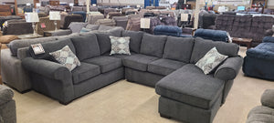 Charlotte Steel Sectional (Non-Reclining)