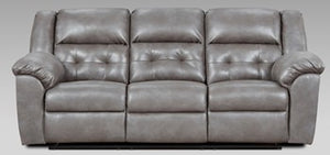 Trevin Dark Grey Reclining Sofa Group
