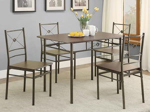 Anna Dark Bronze Dining Set