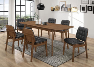 Redbridge Natural Walnut 7 Piece Dining Set
