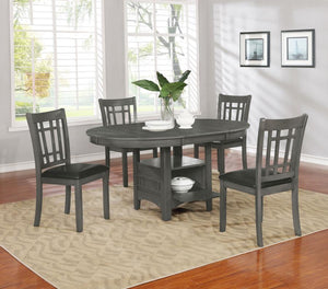 Lavon Medium Grey 5 Piece Dining Set