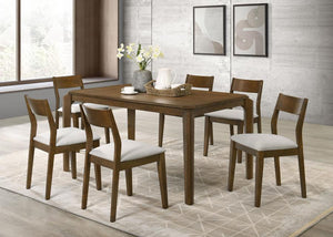 Almonte Dark Brown 7pc Dining Set