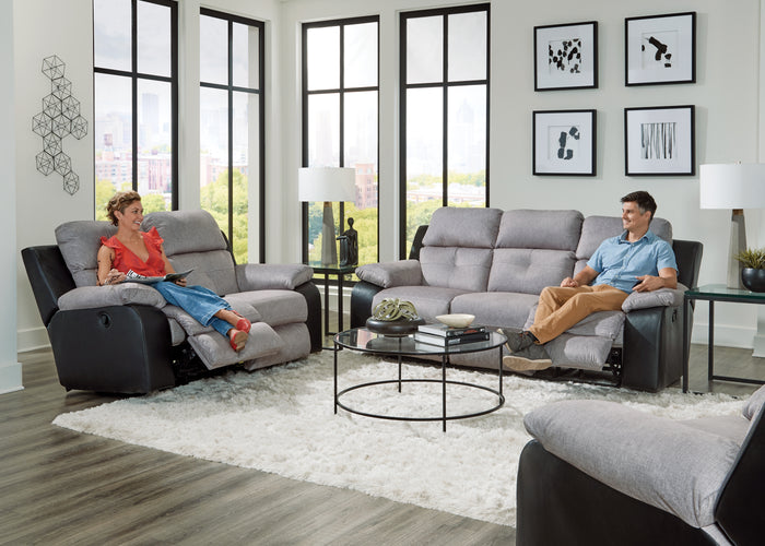 Felix Black Reclining Sofa Group