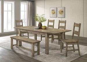 Cardova Vineyard 6pc Dining Set with bench