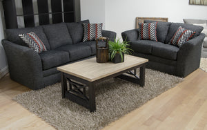 Varner Ebony Sofa Group (Non-Reclining)