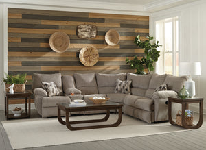Elliott Pewter Reclining Sectional by Catnapper