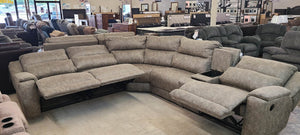 Dazzle Bombshell Granite Reclining Sectional