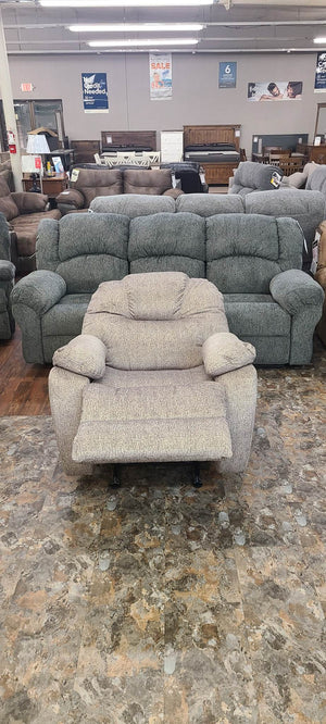 Avalon Cyber Space Driftwood Reclining Sofa Group