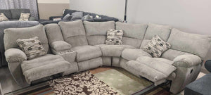 Elliott Pewter Reclining Sectional by Catnapper