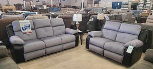 Felix Black Reclining Sofa Group