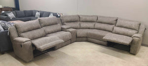 Dazzle Bombshell Granite Reclining Sectional