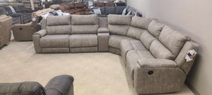 Dazzle Bombshell Granite Reclining Sectional