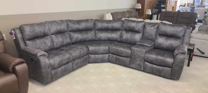 Marquis Monaquila Smoke Reclining Sectional