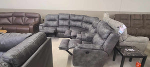 Marquis Monaquila Smoke Reclining Sectional