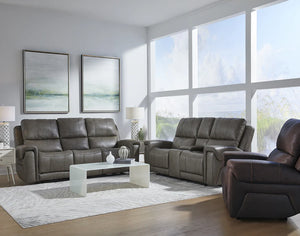 Burton Reno Charcoal BLUE TOOTH Sofa Group