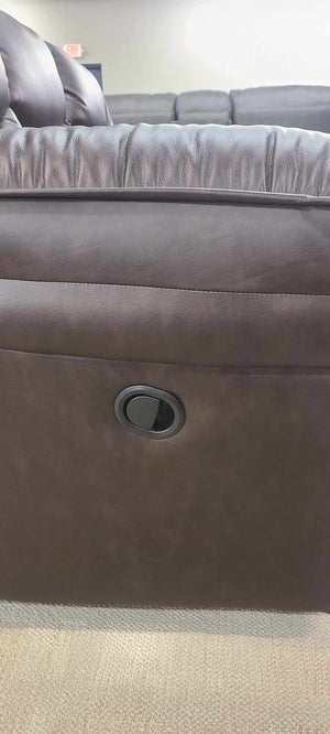 Power Play Eastwood Colorado REAL LEATHER Reclining Sofa Group