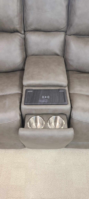 Burton Reno Charcoal BLUE TOOTH Sofa Group