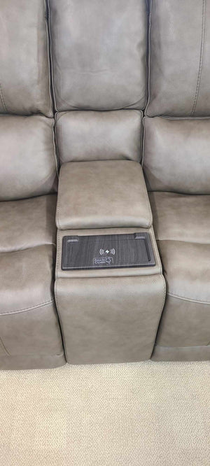 Burton Reno Charcoal BLUE TOOTH Sofa Group