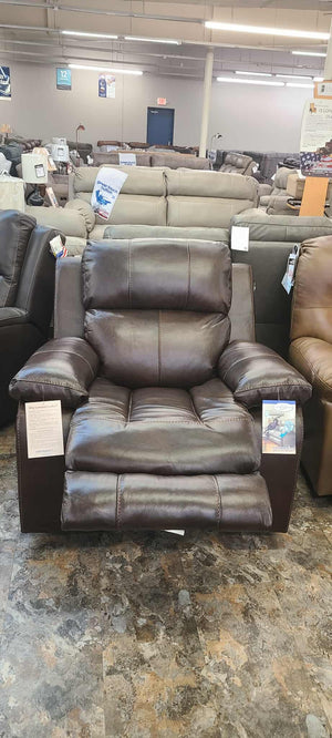 Positano Cocoa Leather Reclining Sofa Group