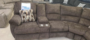 Elliott Chocolate Reclining Sectional by Catnapper