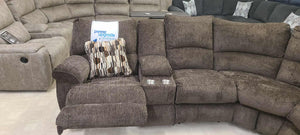 Elliott Chocolate Reclining Sectional by Catnapper