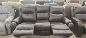 Marquis Maximus Fossil LEATHER Reclining Sofa Group