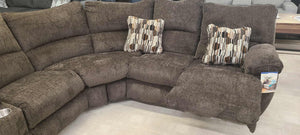 Elliott Chocolate Reclining Sectional by Catnapper