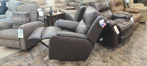 Marquis Maximus Fossil LEATHER Reclining Sofa Group