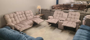 Everlasting Camel Reclining Sofa Group