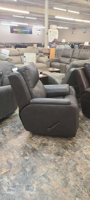 Marquis Maximus Fossil LEATHER Reclining Sofa Group