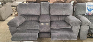Reyes Graphite Reclining Sofa Group