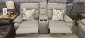 Porschia Taupe Reclining Sofa Group