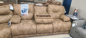 Voyager Brandy Reclining Sectional/Sofa Group by Catnapper