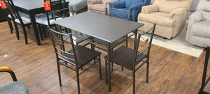 Anna Dark Bronze Dining Set