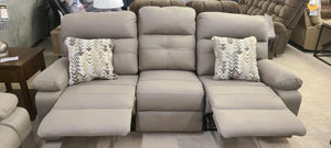 Porschia Taupe Reclining Sofa Group