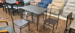 Anna Dark Bronze Dining Set