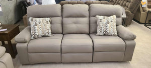Porschia Taupe Reclining Sofa Group