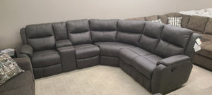 Marquis Passion Slate Reclining Sectional