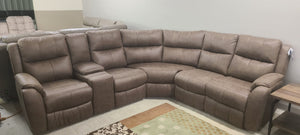 Marquis Passion Taupe Reclining Sectional