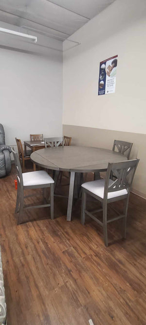 Athens Barn Grey 5 piece Counter Height Dining Set