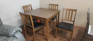 Parkwood Honey Brown 5 piece Dining Set