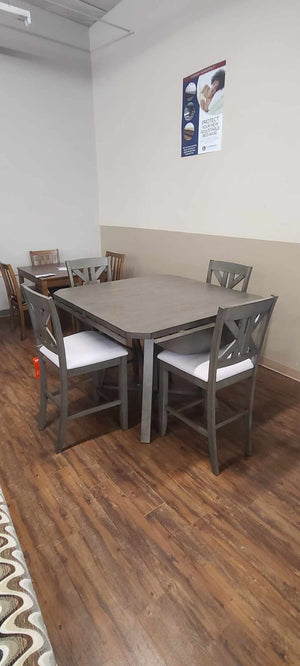 Athens Barn Grey 5 piece Counter Height Dining Set