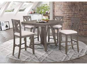 Athens Barn Grey 5 piece Counter Height Dining Set