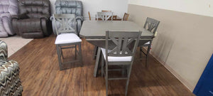 Athens Barn Grey 5 piece Counter Height Dining Set