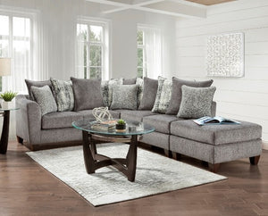 Tori Slate Sectional (Non-Reclining)