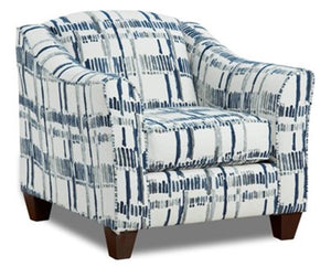FURNITURE FRENZY SALE! $349 ACCENT CHAIRS! Crosshatch-Blue Accent Chair (Non-Reclining)