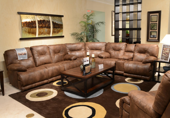 Voyager Elk Reclining Sectional by Catnapper