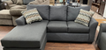 Metropolitan Slate Sofa Group with Chaise (Non-Reclining)